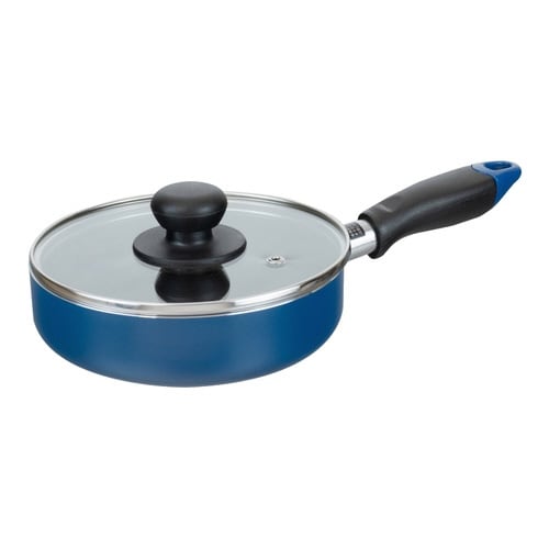 フライパン 16cm ガス火専用 ブルー