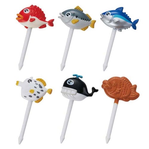 ピック 6本入り ブサカワおさかなピック