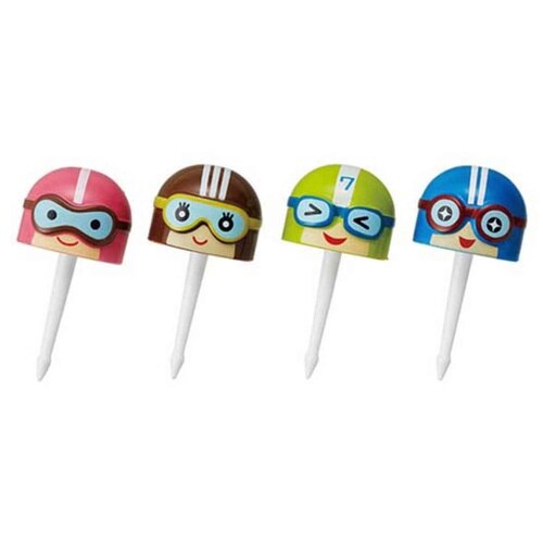 ピック 4本入り ヘルメットピック ブラザース