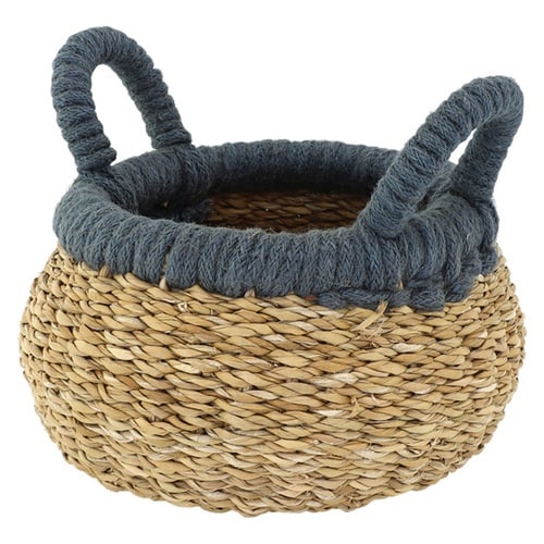 バスケット フルーツバスケット ブルーグレー×2