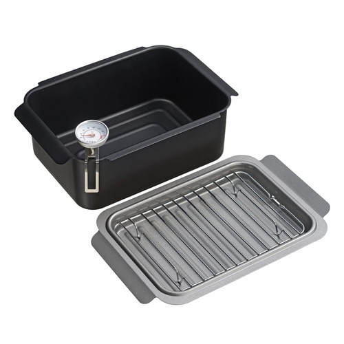 天ぷら鍋 角型 ワイド IH対応 4点セット×2