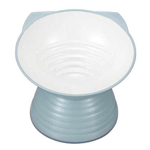 MiyaWanねこ脚付きフードボウルブルー×2