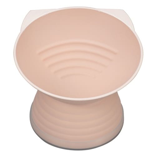 MiyaWanねこ脚付きフードボウルピンク×2