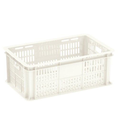 バスケット 樹脂と暮らす R100 アイボリー×2