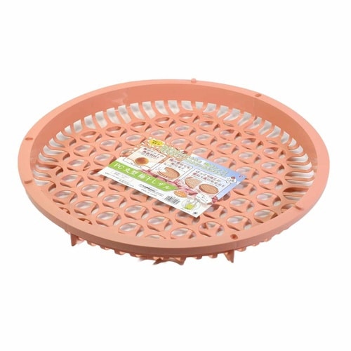 梅干しザル 丸型 プラスチック製 野菜干しざる