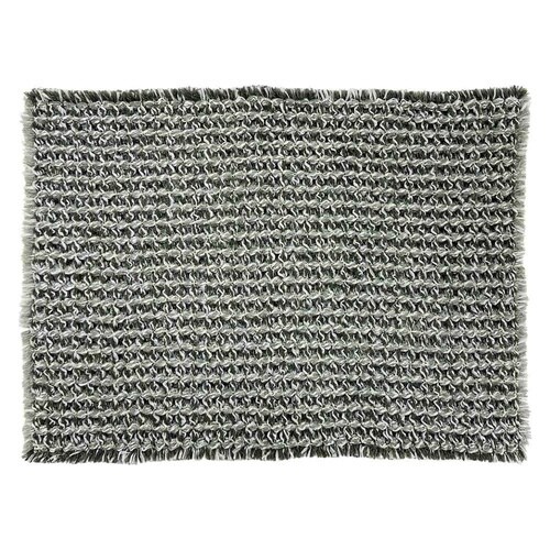 バスマット シュガーワッフル グレー×2