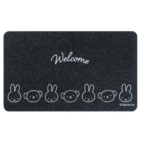玄関マット miffy ミッフィーとボリス×2