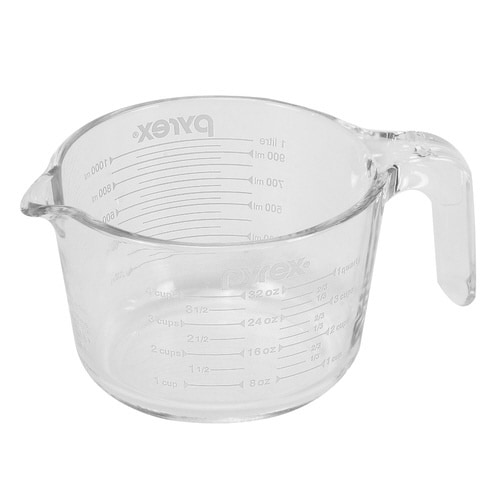 PYREX 計量カップ 1L 耐熱ガラス
