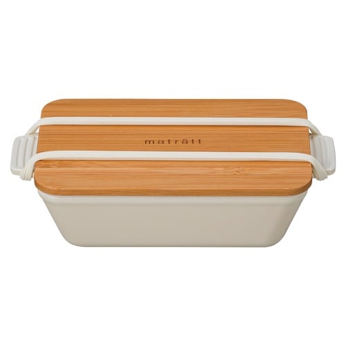 弁当箱 1段 550ml アイボリー×2