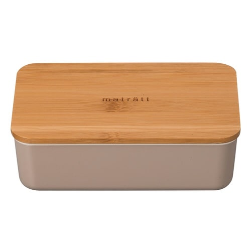 弁当箱 1段 600ml グレージュ×2