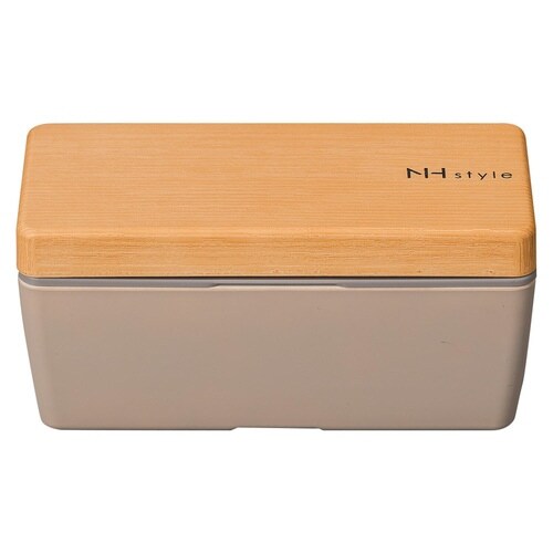 弁当箱 1段 600ml NH グレージュ×2
