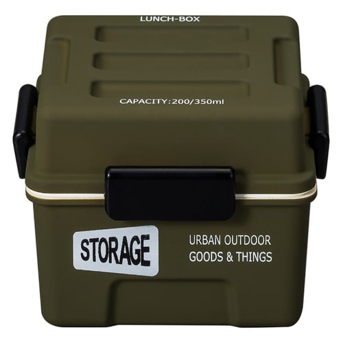 弁当箱2段550mlSTORAGEオリーブ×2