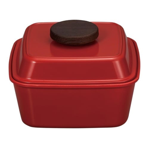弁当箱 1段 650ml piatto レッド