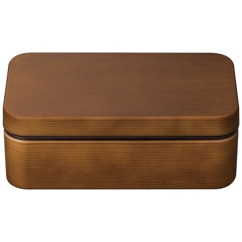 弁当箱 1段 800ml ブラウン×2