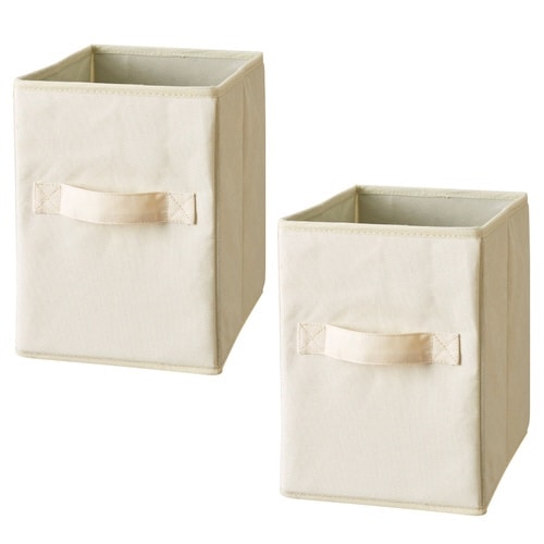 収納ケース SPACE−KIT アイボリー×2