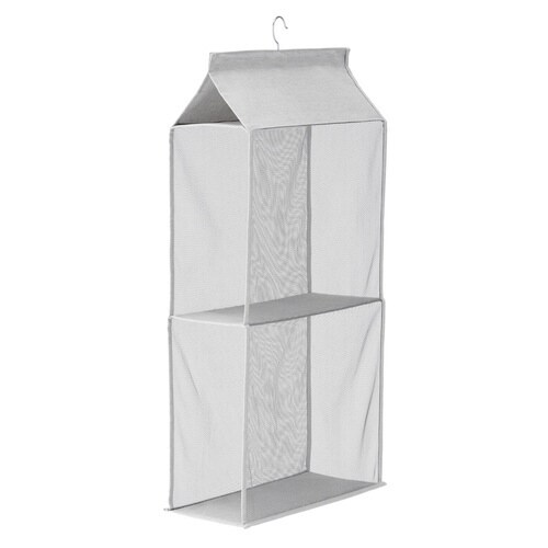 クローゼット 吊り下げ バッグ収納ラック 2段