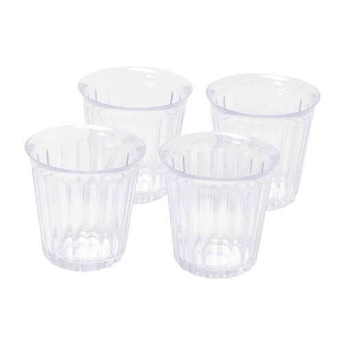 グラス 280ml プラスチック 4個入り