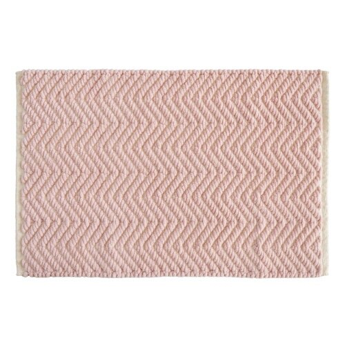 バスマット ポコモコ ウィーブ ピンク×2