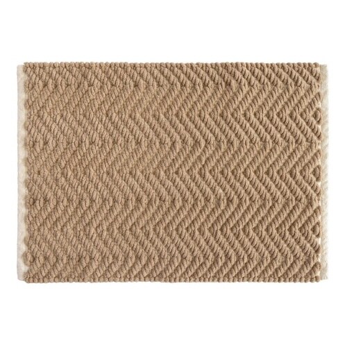 バスマット ポコモコ ウィーブ ブラウン