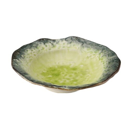 ボウル 18.5cm サラダボウル 浅鉢 黄×2