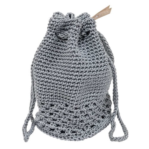 巾着 バッグ マルシェシリーズ グレー×2