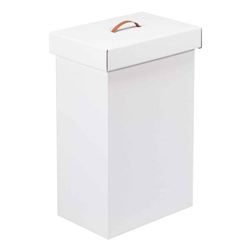 ゴミ箱 40L 組み立て ダンボール ホワイト