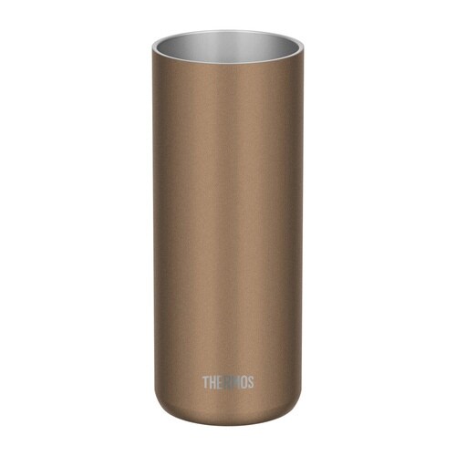 タンブラー 600ml 真空断熱 ブラウンゴールド
