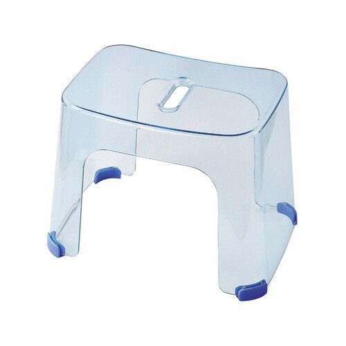 風呂椅子 バスアクリア 25cm アクアブルー