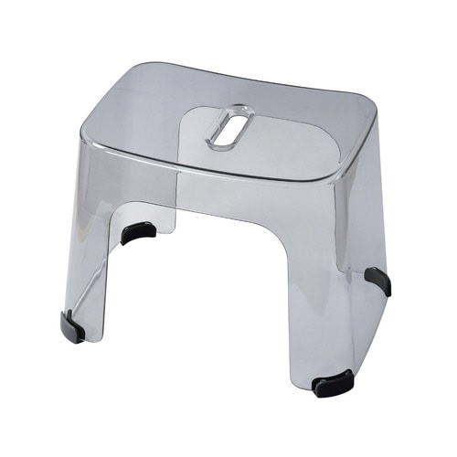 風呂椅子 バスアクリア 25cm ライトグレー