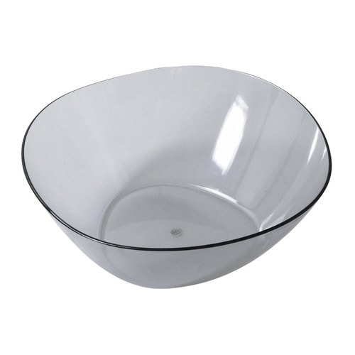 洗面器 湯桶 バスアクリア ライトグレー×2