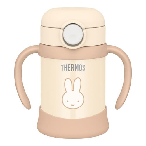 サーモス ストローマグ 魔法瓶 水筒 クリーム