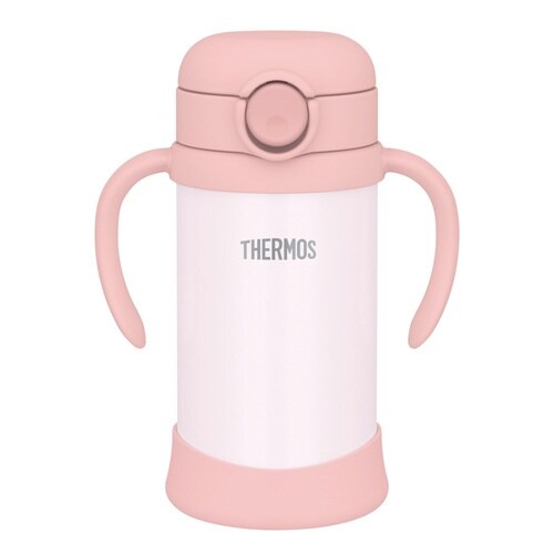 サーモス ストローマグ 魔法瓶 水筒 ピーチ