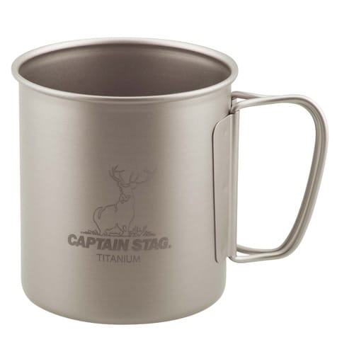 マグカップ 450ml チタン製シングルマグカップ
