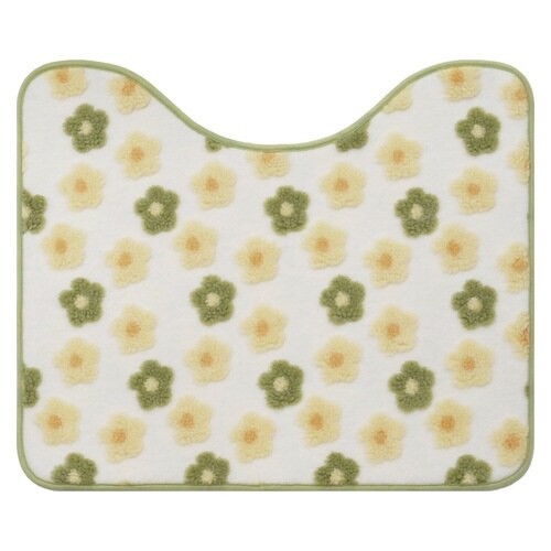 トイレマット ふわりんこトイレマット グリーン