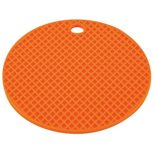 鍋敷き シェフサポート 丸型オレンジ