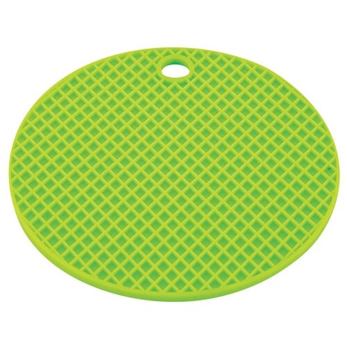 鍋敷き シェフサポート 丸型グリーン