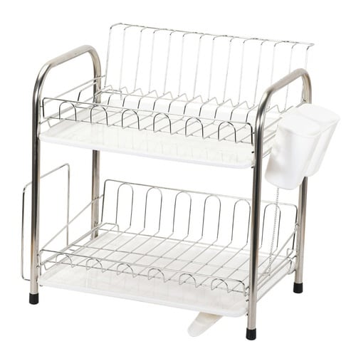水切りラック リテラ ステンレス製 2段式