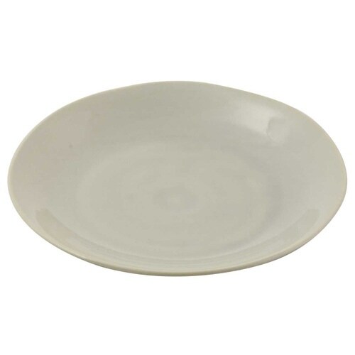 プレート 23.5cm 軽量磁器 ライトグレー