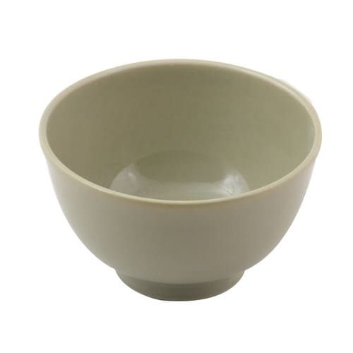 どんぶり 13cm 軽量磁器 ライトグレー
