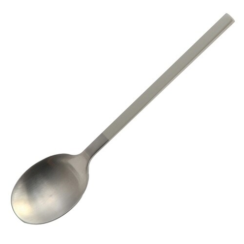 スプーン 18.5cm ステンレス ライトグレー