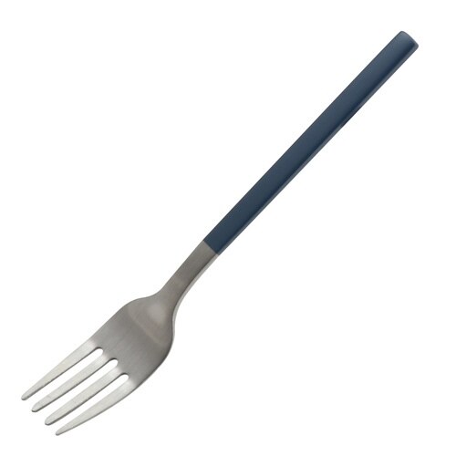 フォーク 14.5cm ステンレス ネイビー