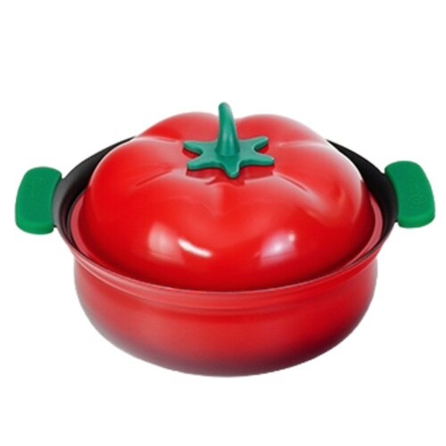 卓上鍋 18cm IH対応 ふっ素樹脂加工 トマト