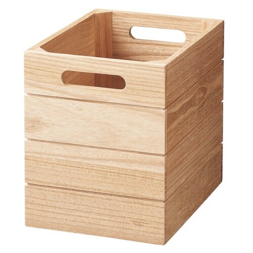 収納ボックス 積み重ね桐ボックス 深型ハーフ