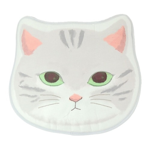 水切りマットニャンコロディッシュマットシロネコ×2