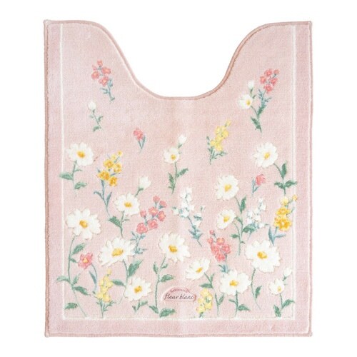 トイレマット フルールブラン ピンク