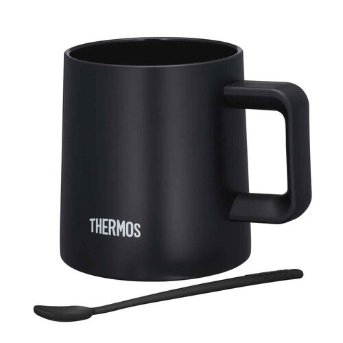 マグカップ 350ml 保温 保冷 ブラック