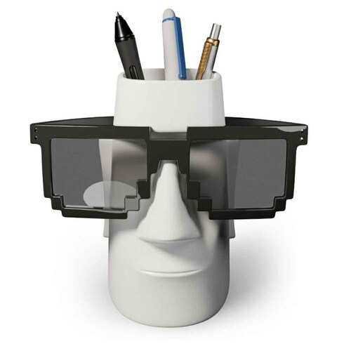 ペン立て Mustard マスタード モアイ×2