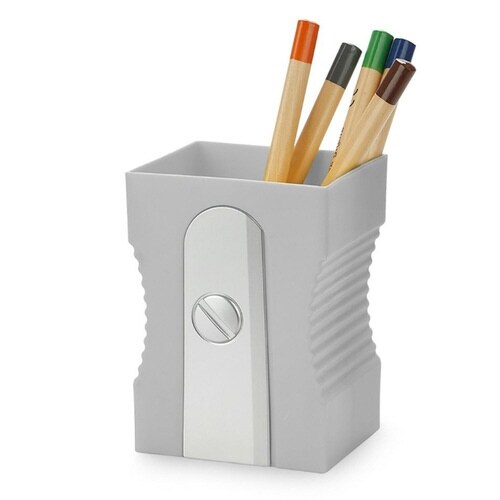ペン立てbalviバルビペンホルダーグレー×2
