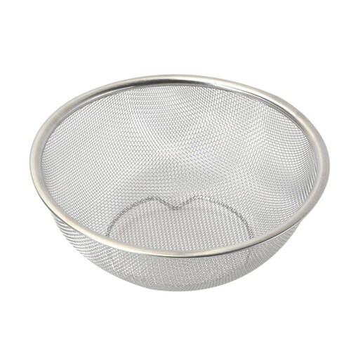 ザル 18cm ステンレス製 ベーシスライン