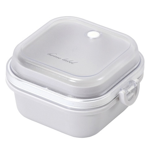 弁当箱 ホームレーベル グレーホワイト